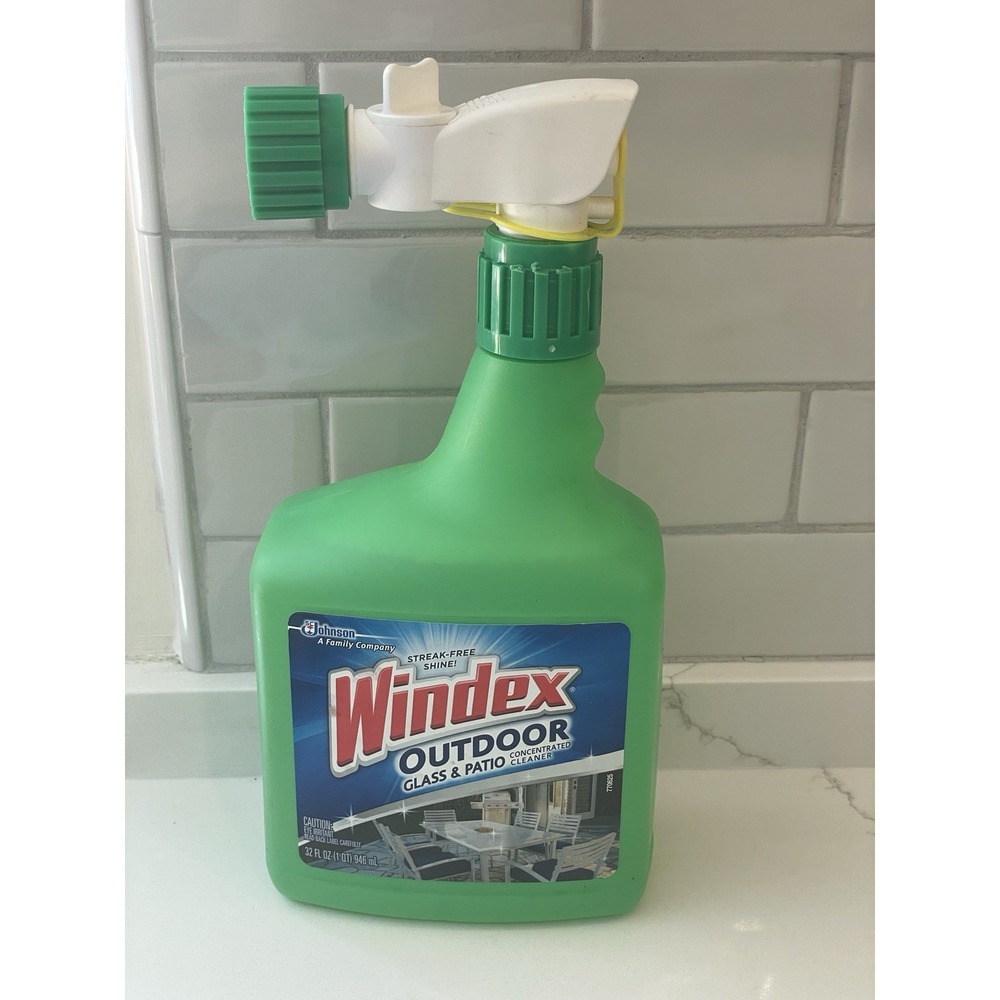 Windex Outdoor Concentrated Cleaner Glass Patio 32 fl oz Streak New Old Stock